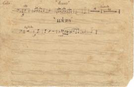 โน้ตเพลง ฟ้าแลบ : Cello part