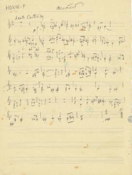 โน้ตเพลง ดวงจันทร์ : Horns F part