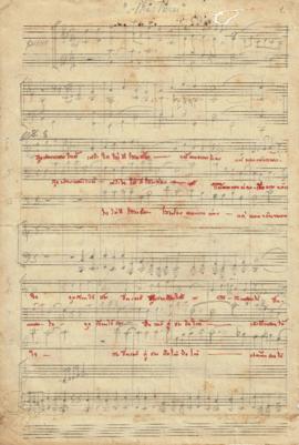 โน้ตเพลง เสี่ยงเทียน มีเนื้อร้อง : 4 Parts : Chorus, Open Score and Piano (ต้นฉบับลายมือ)