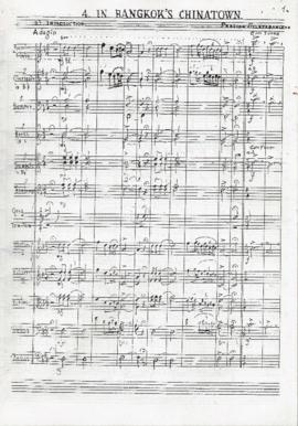 โน้ตเพลง Siamese Suite : In Bangkok's Chinatown (สำเนา)
