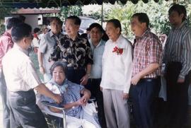 ภาพงานเลี้ยงแสดงความยินดีที่รับรางวัลศิลปินแห่งชาติ ที่บ้านพลเอก โชคชัย-วัลย์ดา หงส์ทอง