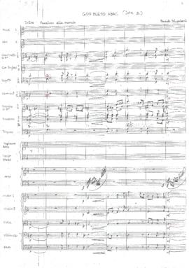 โน้ตเพลง God Bless ABAC (Intro 2)