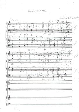 โน้ตเพลง Blessing to ABAC