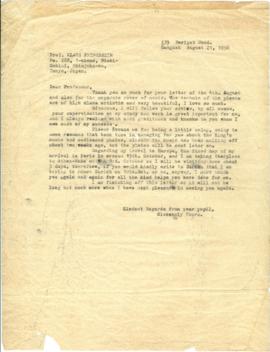 สำเนาจดหมายจาก Mr. Prasidh Silapabanleng ถึง Prof. Klaus Pringsheim