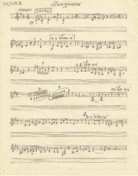 โน้ตเพลง เลือดสุพรรณ : Violin 2 part