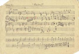 โน้ตเพลง รำพึงแห่งดรุณี : Violin 1 part