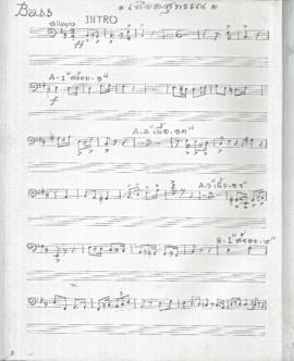 โน้ตเพลง เลือดสุพรรณ : Bass part