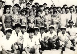 การแสดงนาฎศิลป์ไทย บนเรือฝึกของญี่ปุ่น ที่ท่าเรือคลองเตย