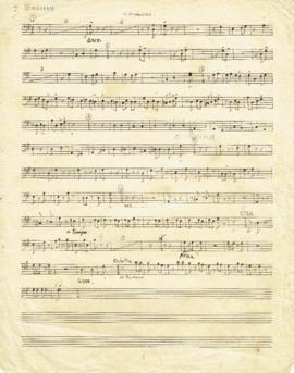 โน้ตเพลง พะม่ากลองยาว : Bassoon part