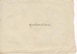 โปสการ์ดจาก อาจารย์ประสิทธิ์ ถึง อาจารย์ลัดดา