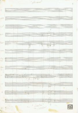 Socre เพลงอนิจจาความรัก (ต้นฉบับลายมือ)