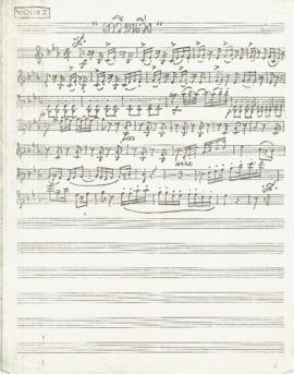 โน้ตเพลง เกวียนวิ่ง : Violin 1 part (สำเนา)