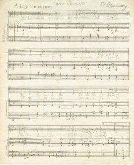 โน้ตเพลง วันรวมญาติ (มีเนื้อร้อง) (ต้นฉบับลายมือ)