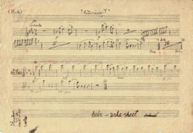 โน้ตเพลง รำพึงแห่งดรุณี : Flute part