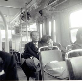 ภาพ อ.ประสิทธิ์ ระหว่างทางจากสนามบินมาในเมือง STOCKHOLM ประเทศสวีเดน