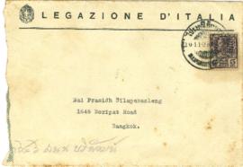 ซองจดหมายจาก ยอร์ช  ถึง Mr. Prasidh Silapabanleng