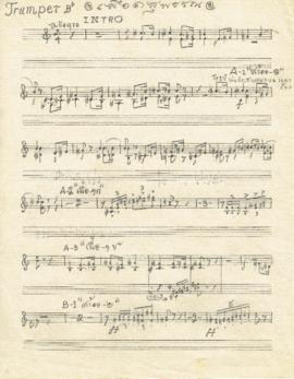 โน้ตเพลง เลือดสุพรรณ : Trumpet Bb part