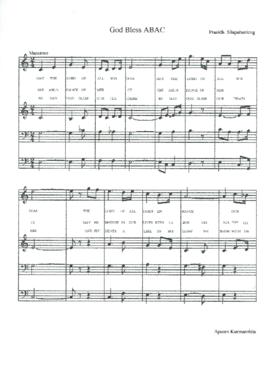 โน๊ตเพลง God Bless ฉบับ 2 (มีการแก้ไข)