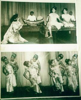 การแสดงนาฏศิลป์ที่โรงเรียนผกาวลีนาฏดุริยางค์