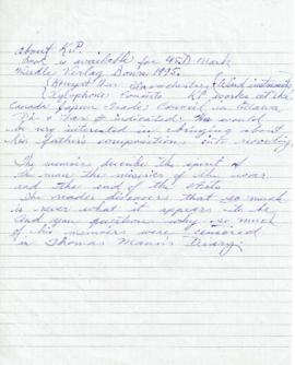 เอกสารเรื่องเพลง