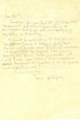 ร่างจดหมายจาก Mr. Prasidh Silapabanleng ถึง Prof. Naohiro Fukui