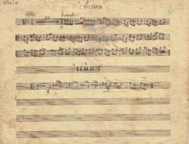 โน้ตเพลง ฟ้าแลบ / โน้ตเพลง แม่มด : Viola part