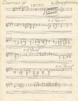 โน้ตเพลง เลือดสุพรรณ : Clarinet Bb part