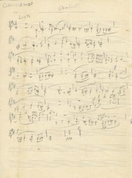 โน้ตเพลง ดวงจันทร์ : Clarinets Bb part