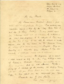 จดหมายจาก Prof. Klaus Pringsheim ถึง Mr. Prasidh Silapabanleng