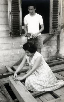 พิธีตอกเข็มเสาเอกของโรงละครโรงเรียนผกาวลีนาฏดุริยางค์