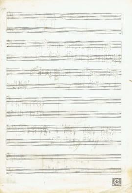 Socre เพลงอนิจจาความรัก (ต้นฉบับลายมือ)