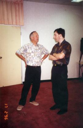 ภาพการอัดซีดีเพลง ชุด เสี่ยงเทียน ที่มหาวิทยาลัยหัวเฉียว