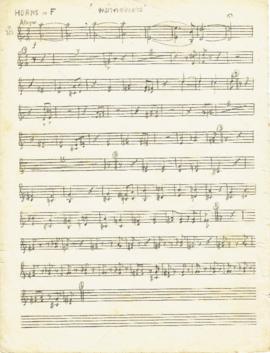 โน้ตเพลง พะม่ากลองยาว : Horns in F part