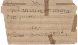 โน้ตเพลง เพลงตื่นเต้น, เพลงฟ้าลั่น : Violin 2 part / เพลงโศก : Violin 2 part