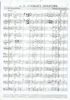 โน้ตเพลง Siamese Suite : In Bangkok's Chinatown (สำเนา)