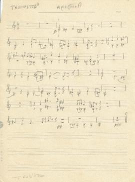 โน้ตเพลง ดวงจันทร์ : Trumpets Bb part