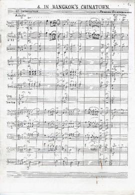 โน้ตเพลง Siamese Suite : In Bangkok's Chinatown (สำเนา)