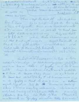 จดหมายจาก K. Silapabanleng (กุลธร ศิลปบรรเลง) ถึง คุณประสิทธิ์และคุณลัดดา ศิลปบรรเลง