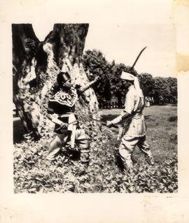 ฉากหนึ่งของคณะละครผกาวลี