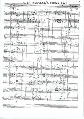 โน้ตเพลง Siamese Suite : In Bangkok's Chinatown (สำเนา)