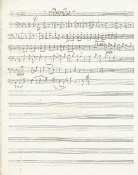 โน้ตเพลง เกวียนวิ่ง : Cello part (สำเนา)