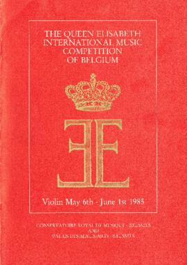 THE QUEEN ELISABETH INTERNATIONAL MUSIC COMPETITION OF BELGIUM