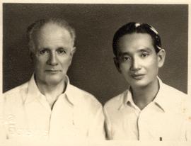 ภาพถ่ายอาจารย์ประสิทธิ์กับ Prof. Klaus Pringsheim