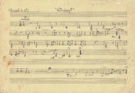 โน้ตเพลง รำพึงแห่งดรุณี : Trumpet in Bb part